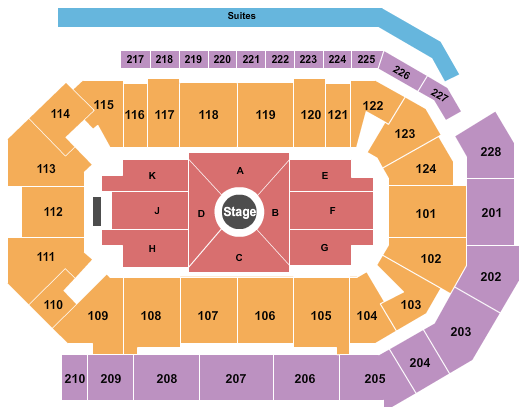 Enmarket Arena Matt Rife Seating Chart